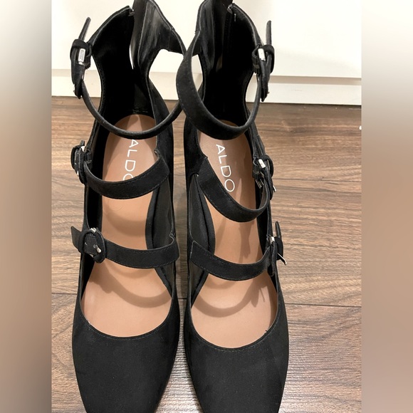 Black strap heels aldo - Picture 2 of 4